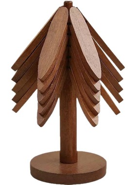 高级感圣诞树隔热垫餐桌摆件