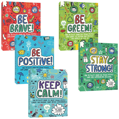 Mindful Kids Be Brave Positive Green Stay Strong 情绪管理活动 勇敢积极坚强保持冷静环保 儿童心理治疗互动游戏 英文原版进口