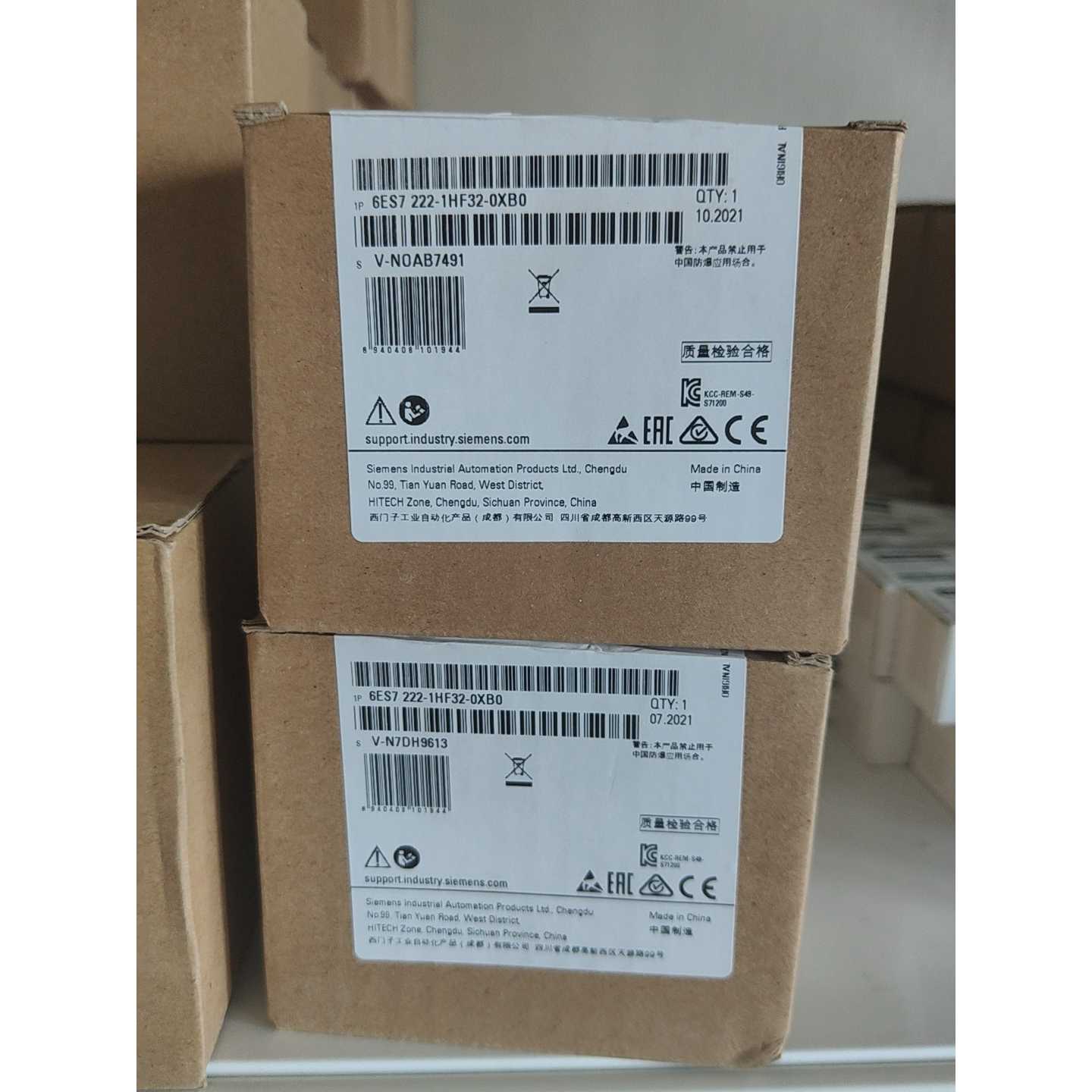 询价下单西门子6ES7 222-1HF32-0XB0全新原装未拆封图片
