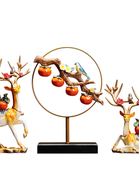 电视柜客厅桌面事事如意装饰摆件