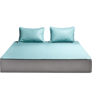 梦洁科罗拉素彩进口头层黄牛皮席夏季彩色门店款官方梦洁家纺正品