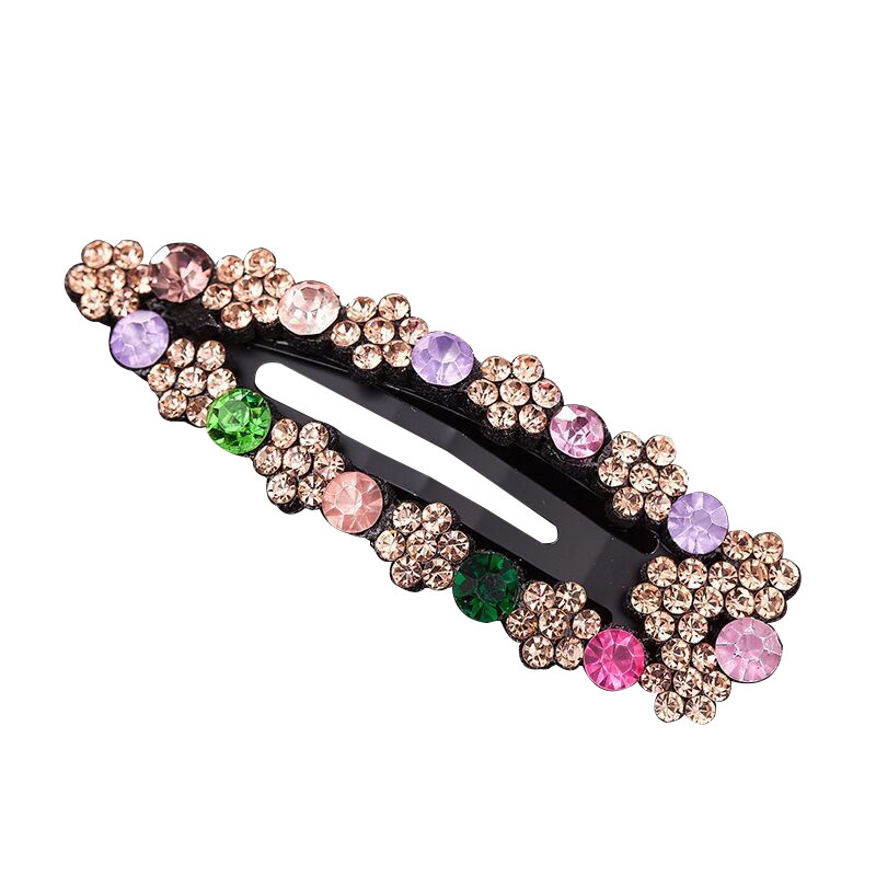 ins网红同款简约少女发夹水钻