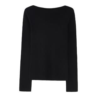 COMMON VALUE 德国扬子100%澳洲羊毛一字领无缝一体春季打底衫