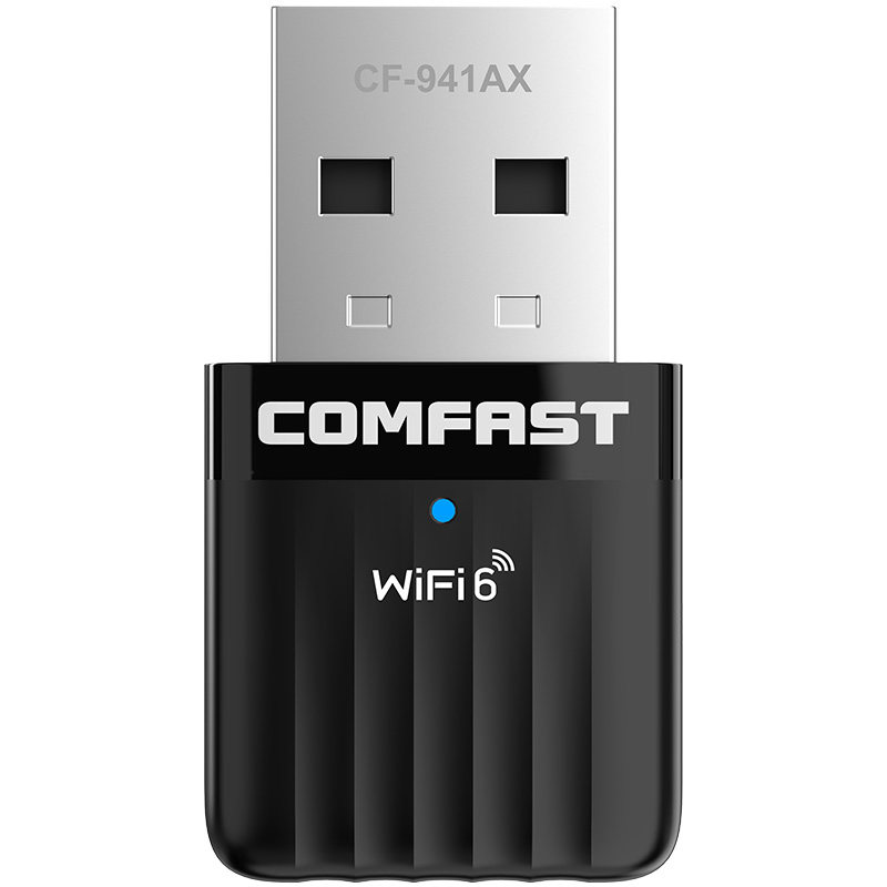 COMFAST免驱动WiFi6无线网卡usb接口双频千兆5G台式电脑主机WiFi接收器发射器笔记本外置网卡蓝牙5.4CF-941F