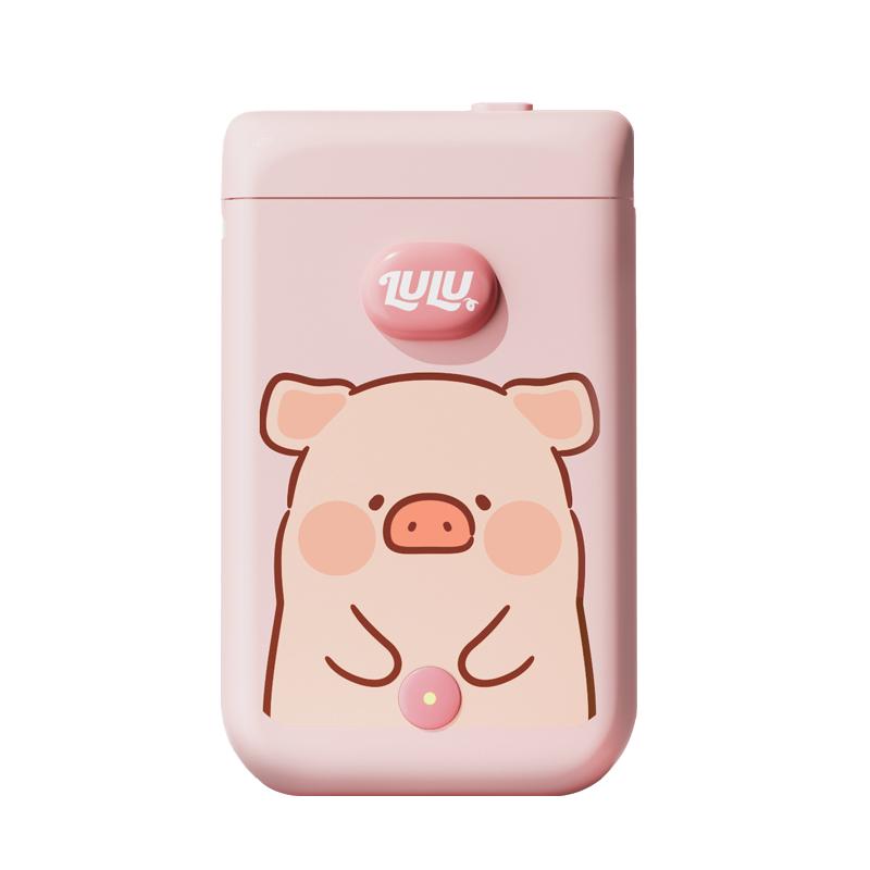 LuLu豬標(biāo)簽機(jī)IP聯(lián)名款罐頭豬 標(biāo)簽打印機(jī)D30S迷你小型家用收納便攜藍(lán)牙熱敏不干膠姓名貼紙透明智能標(biāo)簽機(jī)