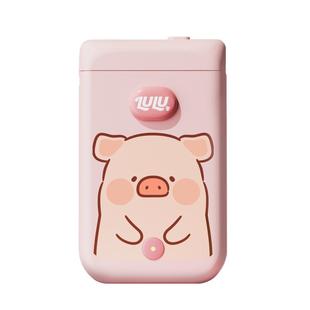 LuLu猪标签机IP联名款罐头猪标签打印机D30S迷你小型家用收纳便携蓝牙透明热敏不干胶姓名贴纸教师节礼物