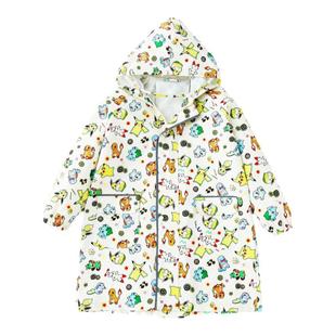 新2026卡通薄款速干透气儿童雨衣男女幼儿园防水雨披小学生书包位