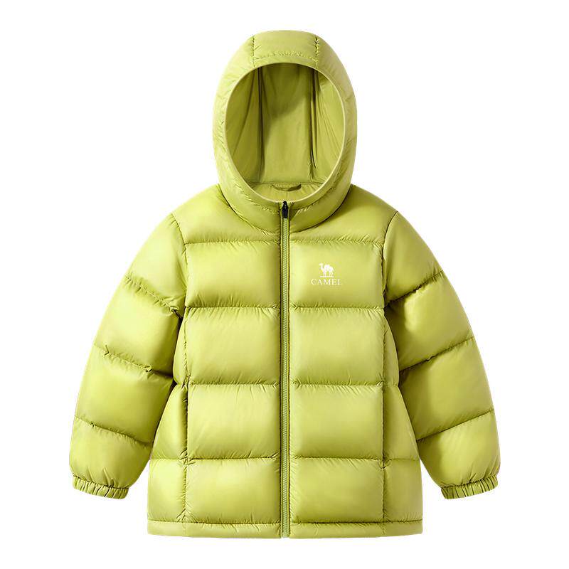 骆驼儿童羽绒服短款休闲女童外套