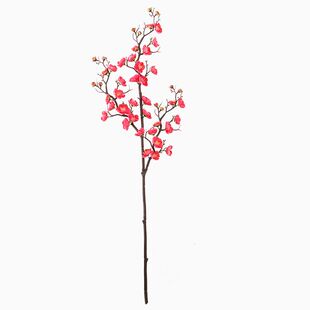 仿真梅花枝树摆件客厅腊梅大枝盆景绢花摆设花束中式家居装饰假花