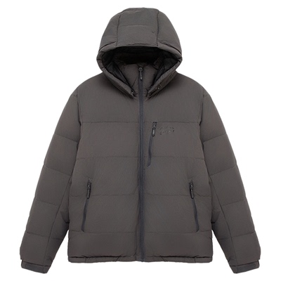 户外男款连帽羽绒服防风保暖