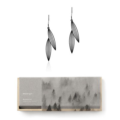 Moorigin卯设计淡竹耳环