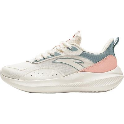 安踏女鞋皮面防水运动鞋女初中生