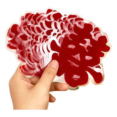 植绒无痕静电贴大红更喜庆