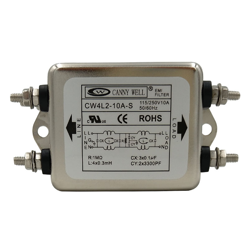 CW4L2 3 6 10 15 20A双极CANNYWELL单相EMI电源滤波器T交流220V