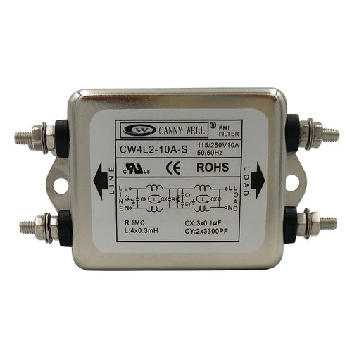 CW4L2 3 6 10 15 20A双极CANNYWELL单相EMI电源滤波器T交流220V