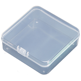方形塑料盒子透明收纳盒家用便携首饰零件配件杂物整理小盒子 A84