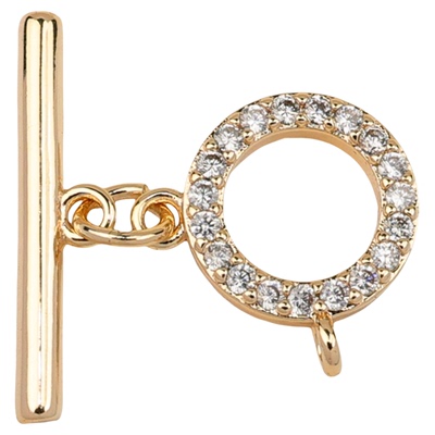 V.Feel14k包金高保色OT扣diy配件