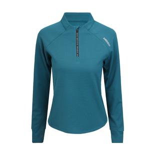 雪丘岛户外冬季新品加绒立领速干衣登山跑步健身运动休闲长袖女款