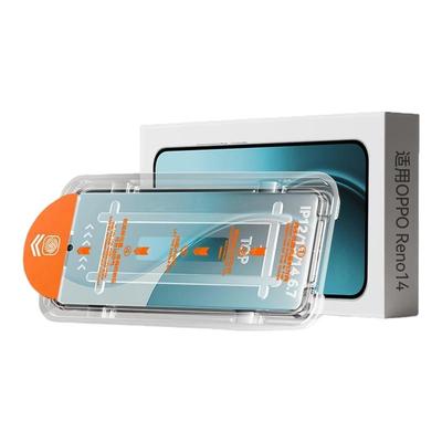 适用opporeno14超清钢化膜无尘仓