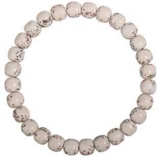 海南星月菩提手串河豚老型原生态石玉料留白单圈文玩佛珠男女手链