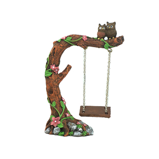 心理游戏减压沙盘沙具套装沙游箱庭咨询室摆件建筑类树脂秋千