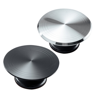 英国蛋糕铝合金裱花台转台转盘裱花盘烘焙抹面生日家用工具12寸台