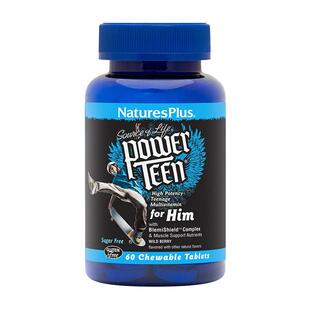 美国纽诗斯naturesplus青少年女复合维生素多维钙铁锌60粒咀嚼片