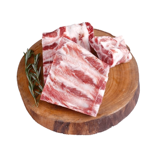 肉管家西班牙原切伊比利亚黑猪肋排2000g猪排骨精修去油版型完整