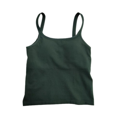 胸垫瑜伽lululemon螺纹文胸背心