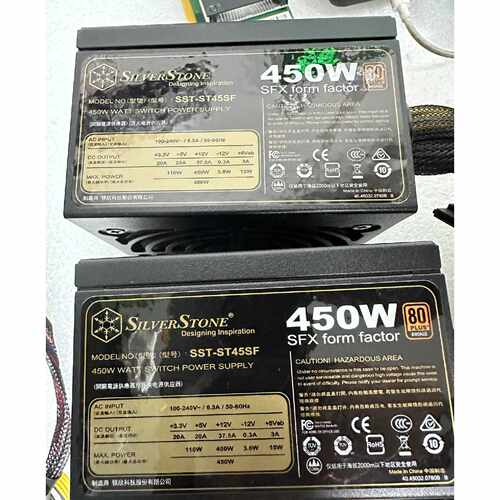 询价-银欣450W电源SST-ST45SF，实图拍摄，无