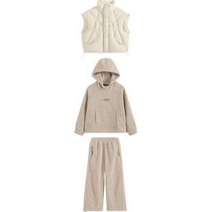 女童秋冬套装2026新款儿童冬季新款羽绒马甲保暖洋气时髦女孩冬装