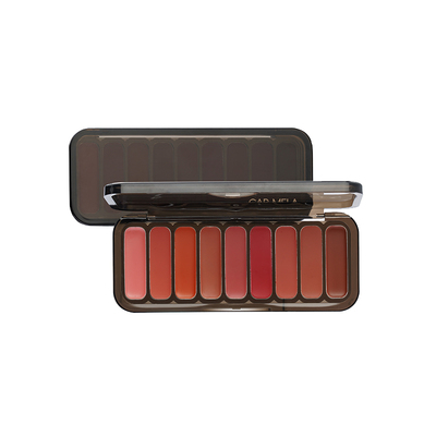 九色柔雾哑光浓郁唇彩盘