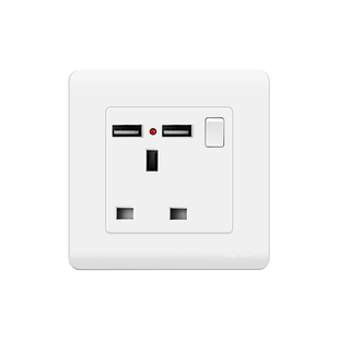 英标13A三孔英规多功能英式插座开关电制面板国际通用港澳版86型