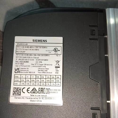 【询价】1.5KW变频器6SL3210-5BE21-5UV0适用