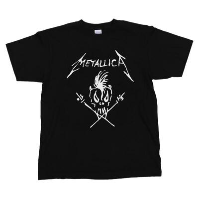 METALLICA摇滚乐队纯棉长短袖T恤