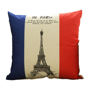 卡通可爱公主麻布抱枕套40高弹羽丝棉床头靠45沙发靠垫座椅腰靠50