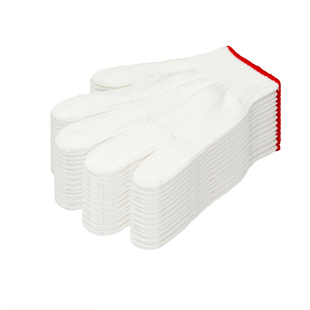 女士小号棉线劳保手套工作尼龙棉纱耐磨耐用修车劳动工地干活厂家