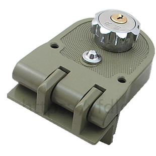 三力牌老虎锁推拉门防盗门铁门双钩锁老式木门锁旧款门锁一字钥匙