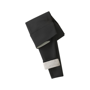 男士光面鲨鱼裤秋冬季加绒加厚紧身高腰打底裤内穿东北大码保暖裤