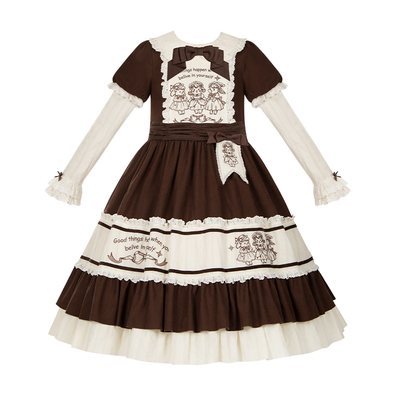 来信与诗·霜糖童话｜WP原创副牌doll感刺绣撞色op双子秋冬lolita