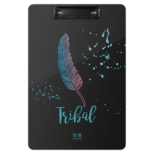 ins北欧风黑色文件夹板透明硬A4书写字垫板夹文具学生仓库悬挂多功能夹子创意文件夹绘画素描画画板夹纸板