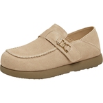 天美意厚底复古全包勃肯鞋女一脚蹬休闲单鞋2026春季新款KK071AM6