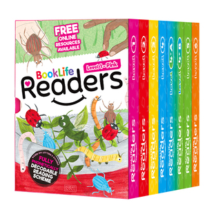 小book点Booklife Readers自然拼读解码书巩固练习儿童原版分级阅读绘本小学英语phonics自然拼读发音规则支持小蝌蚪点读笔