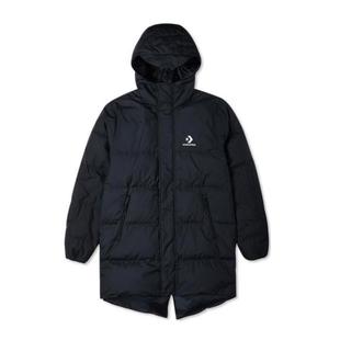 匡威22冬季保暖防风中长款拼接连帽面包服外套羽绒服男款10023754