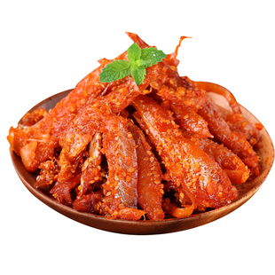 延边朝鲜族香辣明太鱼丝自拌明太鱼丝香甜辣东北特产真空包装500g