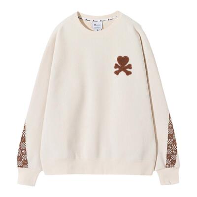 织带装饰tokidoki加绒圆领卫衣