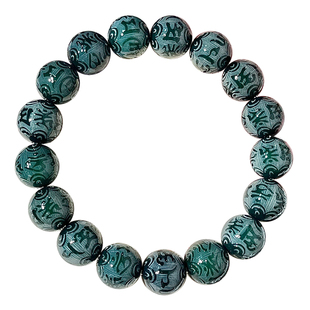 【普陀山官方】九尾狐白玉菩提根学生盘玩手串绕指柔文玩佛珠手链