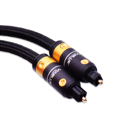 四芯高保真音质HIFI发烧玻璃光纤线SPDIF数字功放连接线音箱方口音响线DSP音频线解码器optical光纤音频线