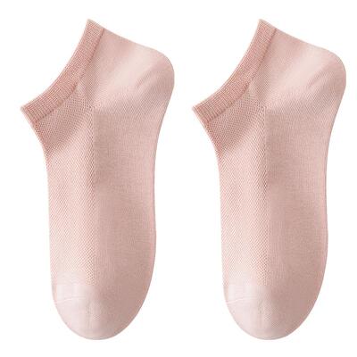 夏季透气网眼情侣船袜旅游量贩装