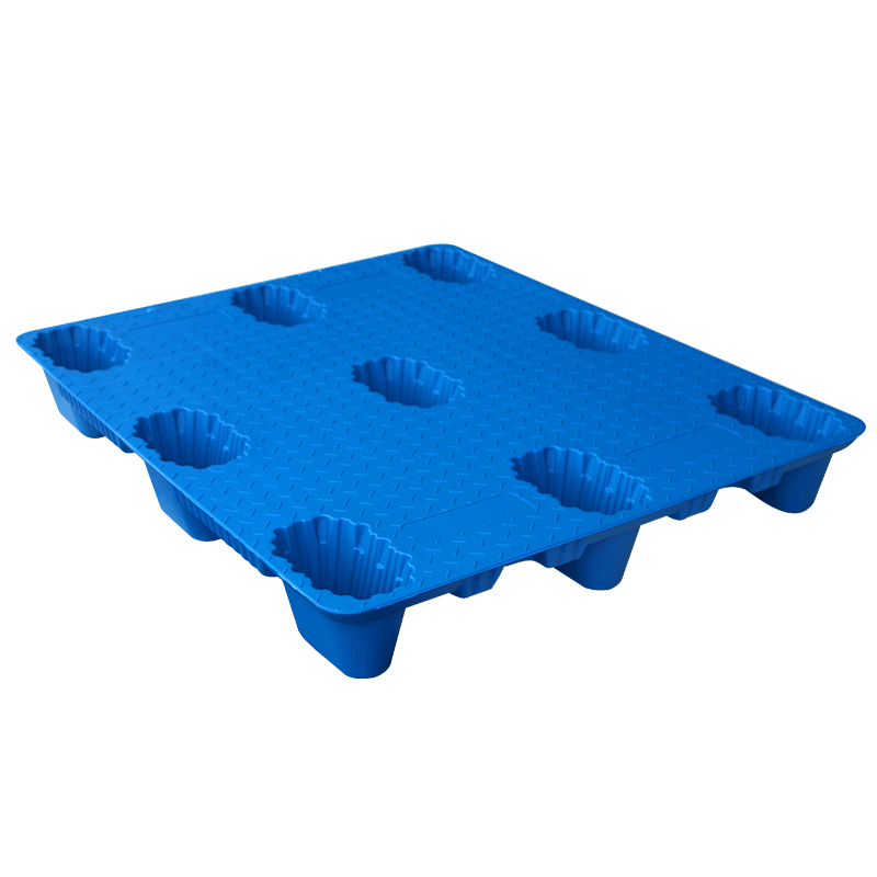 塑料托盘叉车货物栈板仓库防潮板卡板垫板垫仓板九脚吹塑物流板